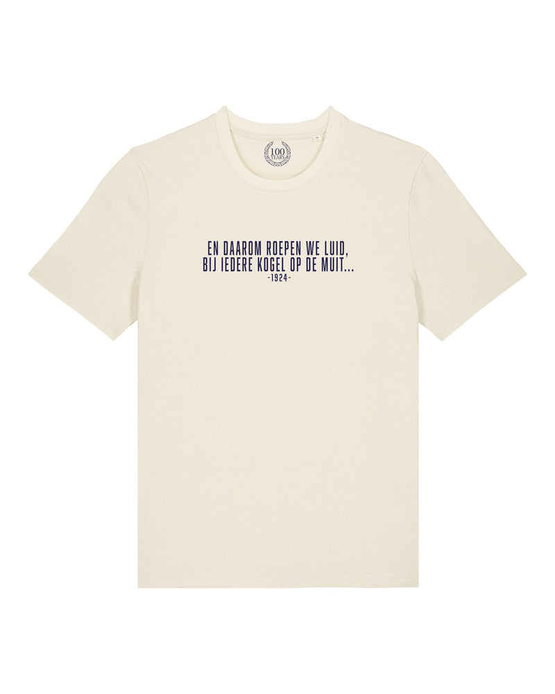T-shirt Natural raw - En daarom roepen we...