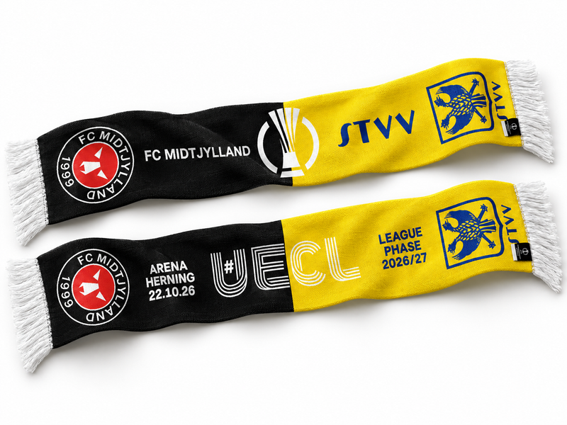 PRE-ORDER UECL sjaal Midtjylland - STVV