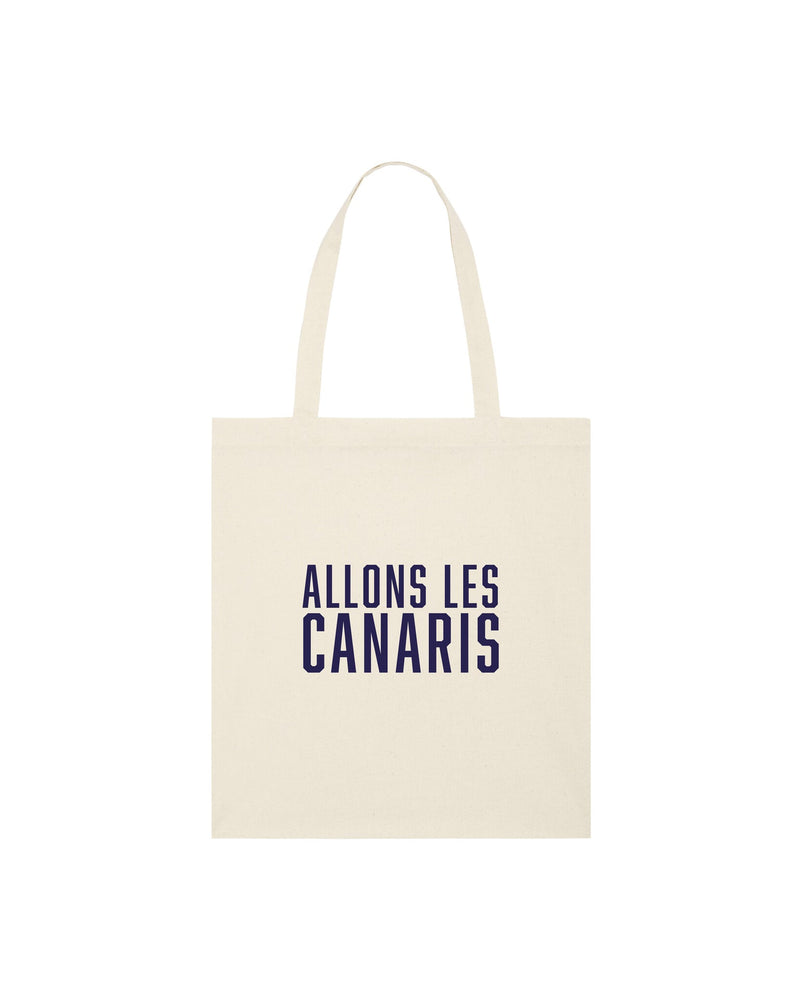 Totebag natural raw - Allons Les Canaris