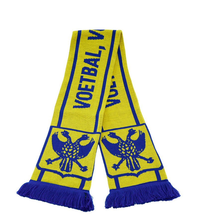 Sjaal geel voetbal, volk & vuur