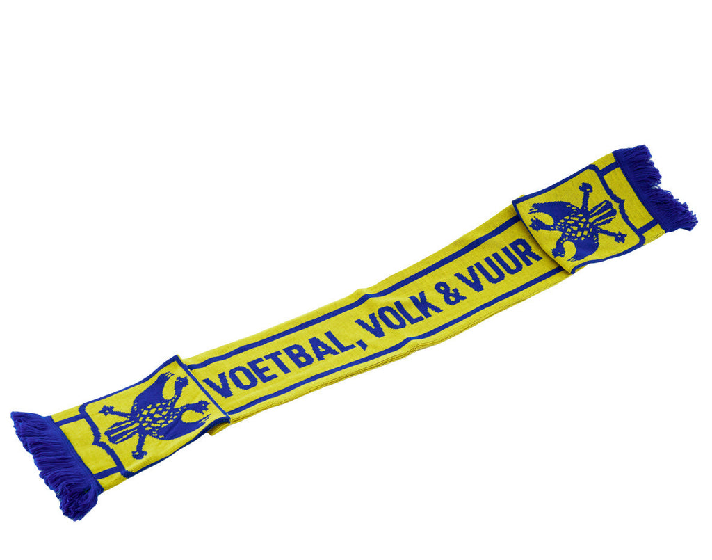 Sjaal geel voetbal, volk & vuur