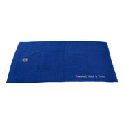 Handdoek 70x140 Blauw logo
