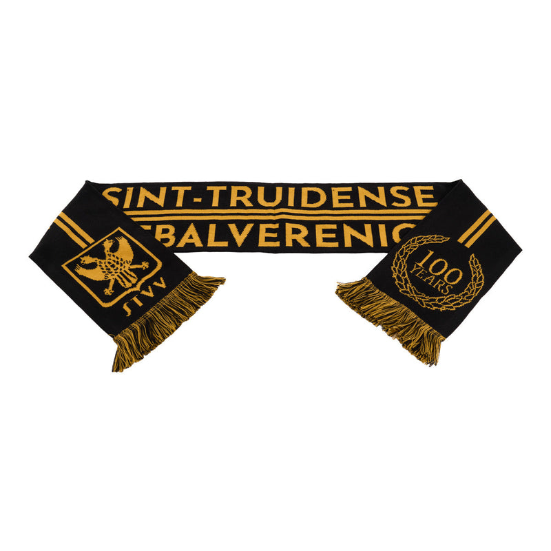 Sjaal zwart - goud 100jaar STVV