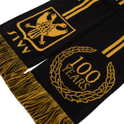 Sjaal zwart - goud 100jaar STVV